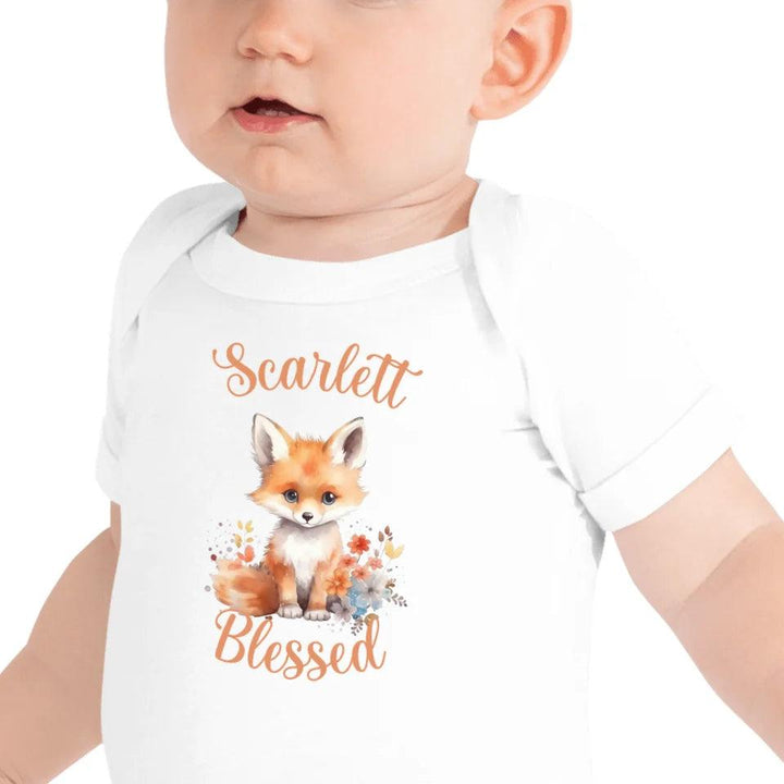 Custom Watercolor Baby Fox T-Shirt - ART-TSH137 - ARTFULANE