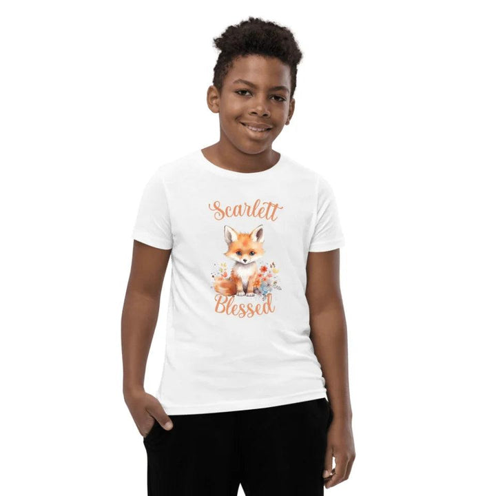 Custom Watercolor Baby Fox T-Shirt - ART-TSH137 - ARTFULANE