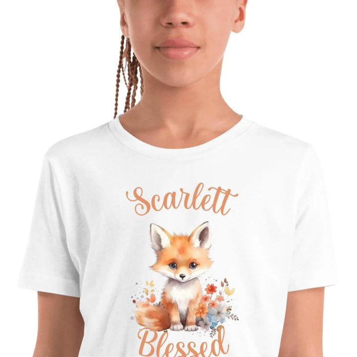 Custom Watercolor Baby Fox T-Shirt - ART-TSH137 - ARTFULANE