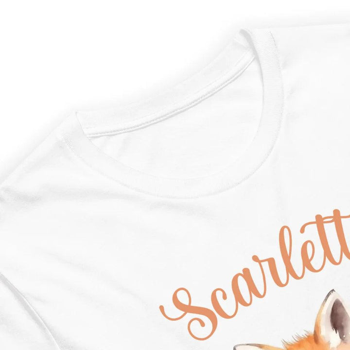 Custom Watercolor Baby Fox T-Shirt - ART-TSH137 - ARTFULANE