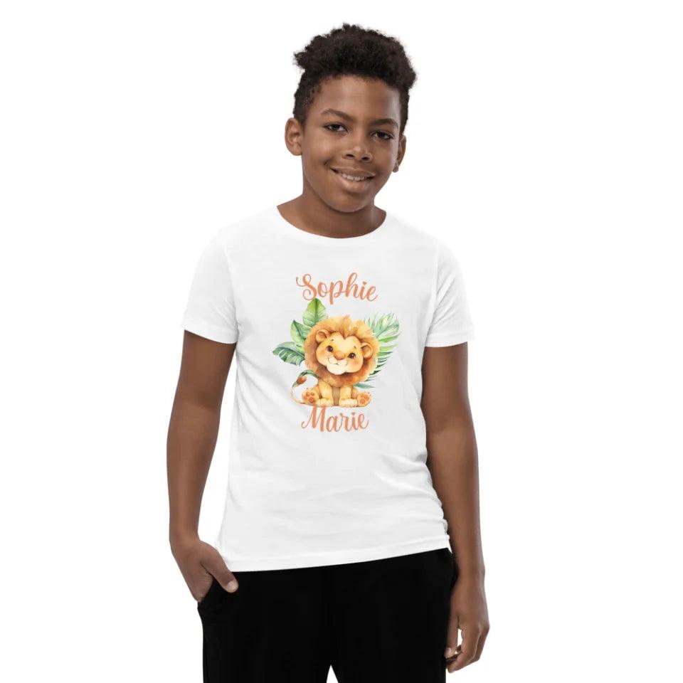 Custom Watercolor Baby Safari Animals T-Shirt - ART-TSH138 - ARTFULANE