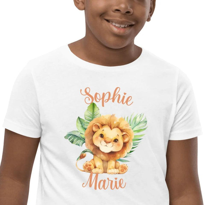 Custom Watercolor Baby Safari Animals T-Shirt - ART-TSH138 - ARTFULANE