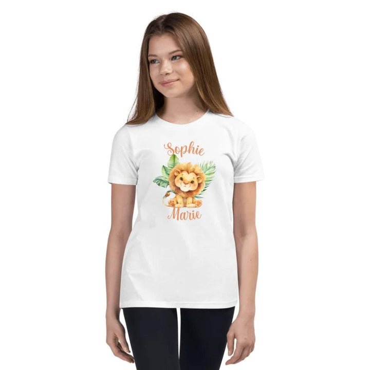 Custom Watercolor Baby Safari Animals T-Shirt - ART-TSH138 - ARTFULANE