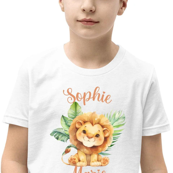 Custom Watercolor Baby Safari Animals T-Shirt - ART-TSH138 - ARTFULANE