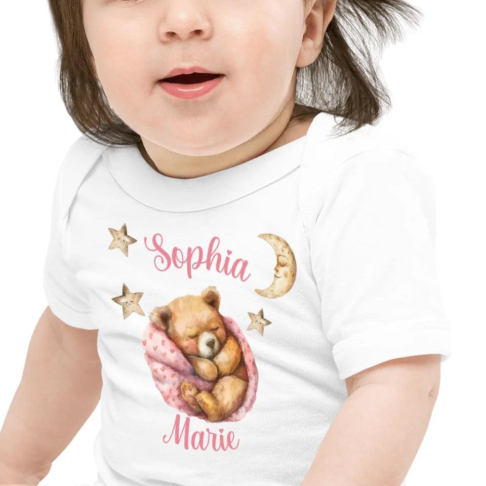 Custom Teddy Bear Sleeping T-Shirt - ART-TSH144 - ARTFULANE