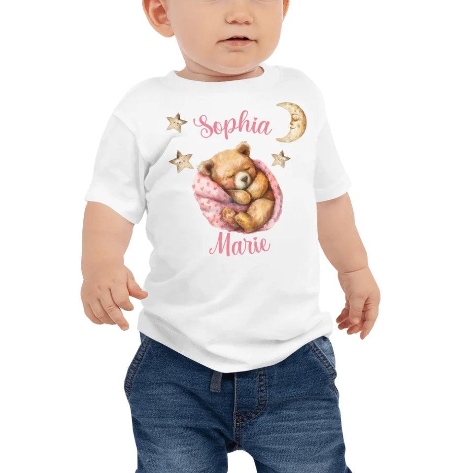 Custom Teddy Bear Sleeping T-Shirt - ART-TSH144 - ARTFULANE