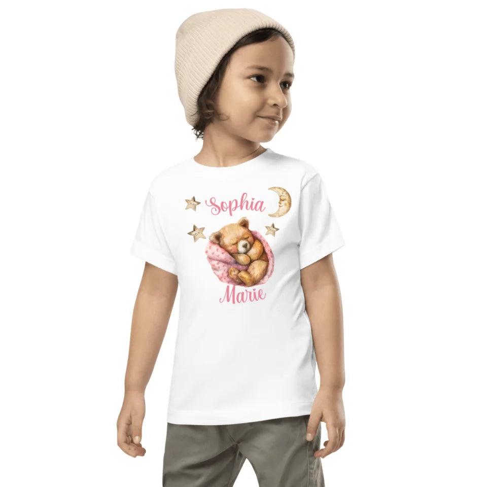 Custom Teddy Bear Sleeping T-Shirt - ART-TSH144 - ARTFULANE