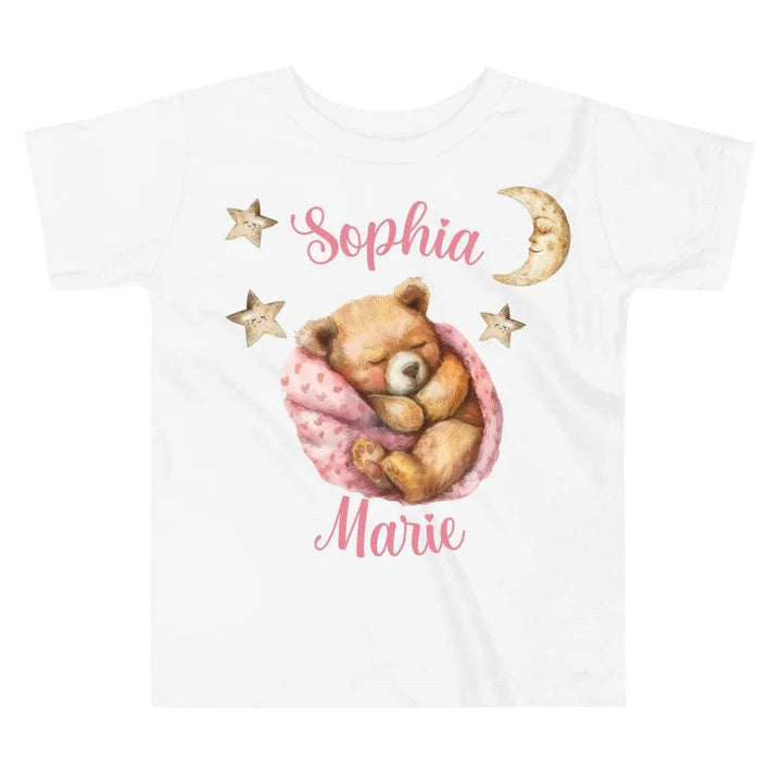 Custom Teddy Bear Sleeping T-Shirt - ART-TSH144 - ARTFULANE