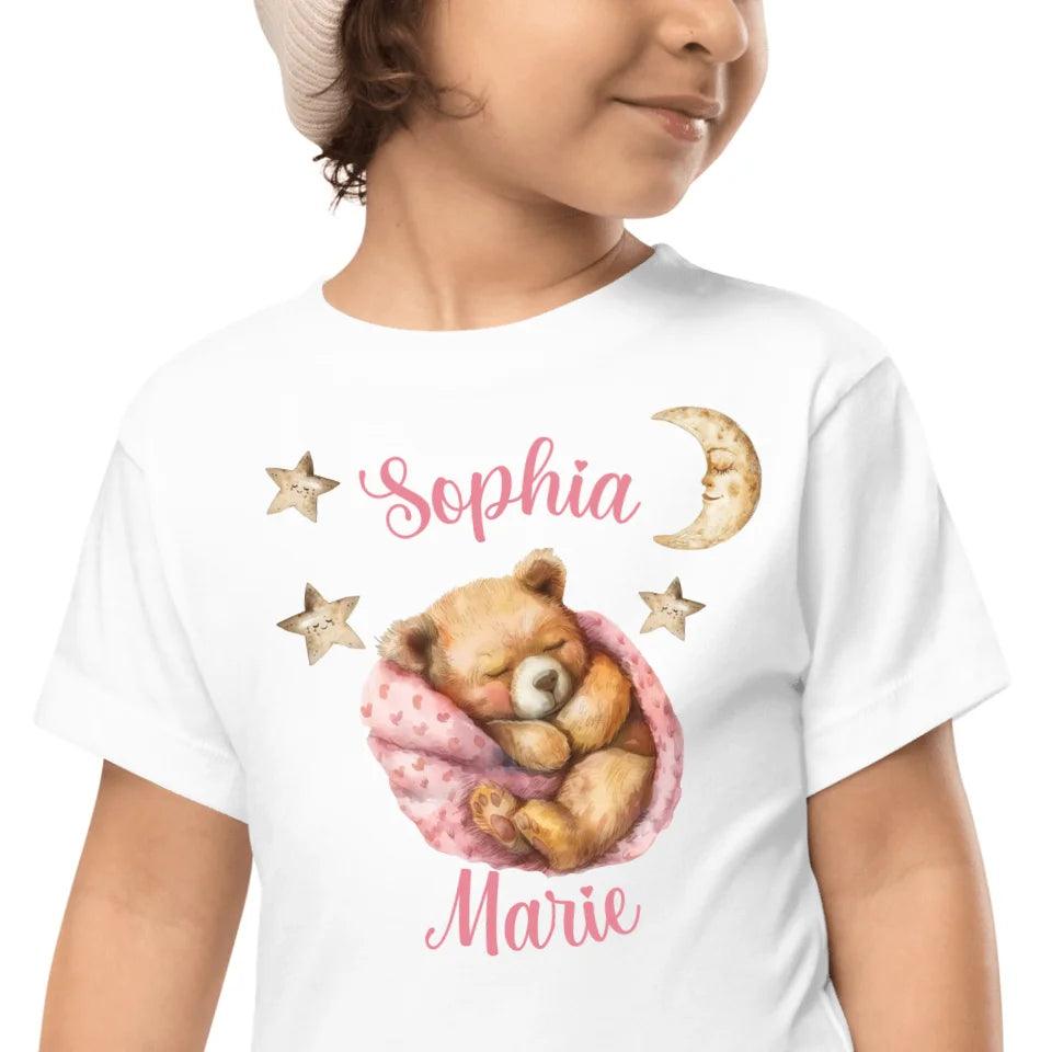 Custom Teddy Bear Sleeping T-Shirt - ART-TSH144 - ARTFULANE