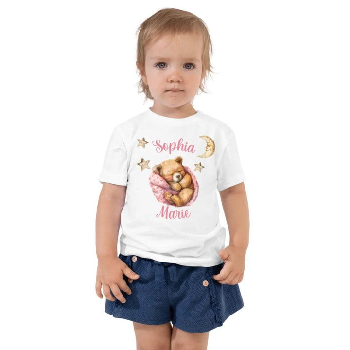 Custom Teddy Bear Sleeping T-Shirt - ART-TSH144 - ARTFULANE