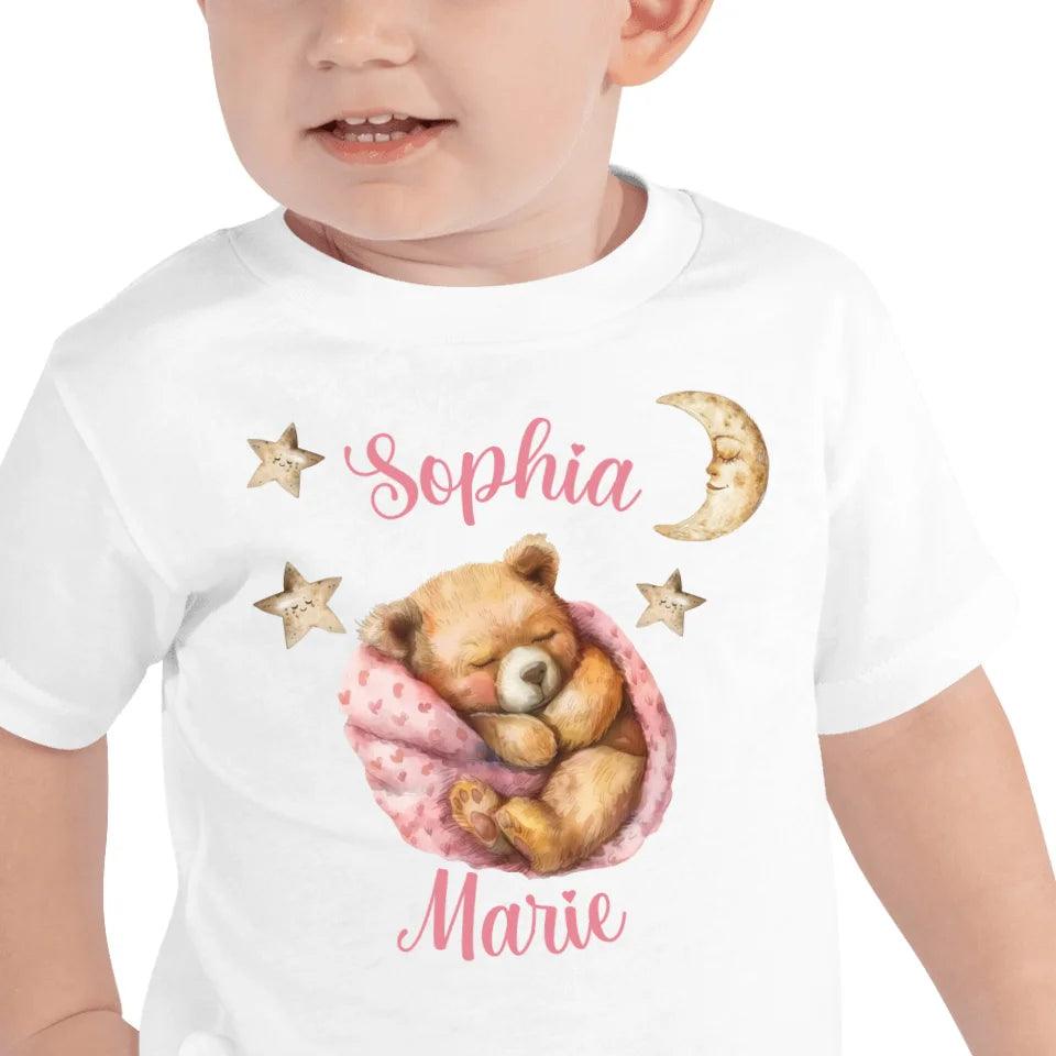 Custom Teddy Bear Sleeping T-Shirt - ART-TSH144 - ARTFULANE