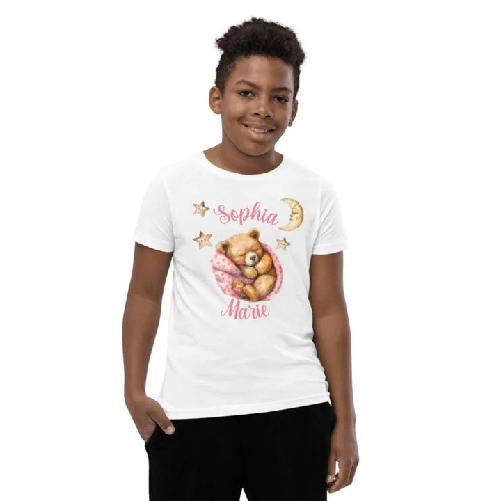 Custom Teddy Bear Sleeping T-Shirt - ART-TSH144 - ARTFULANE