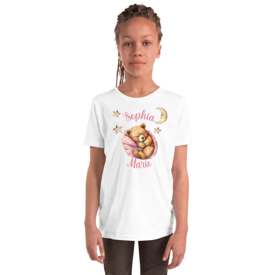 Custom Teddy Bear Sleeping T-Shirt - ART-TSH144 - ARTFULANE