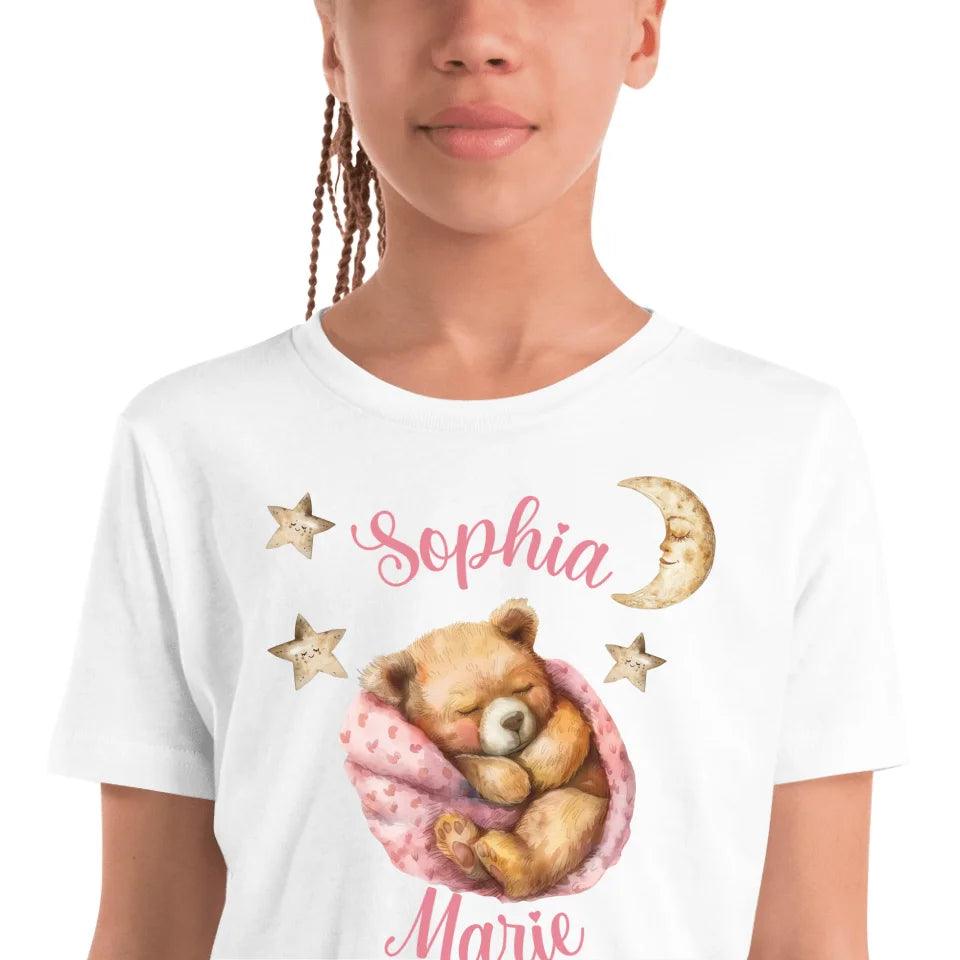 Custom Teddy Bear Sleeping T-Shirt - ART-TSH144 - ARTFULANE