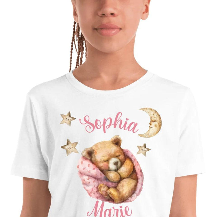 Custom Teddy Bear Sleeping T-Shirt - ART-TSH144 - ARTFULANE