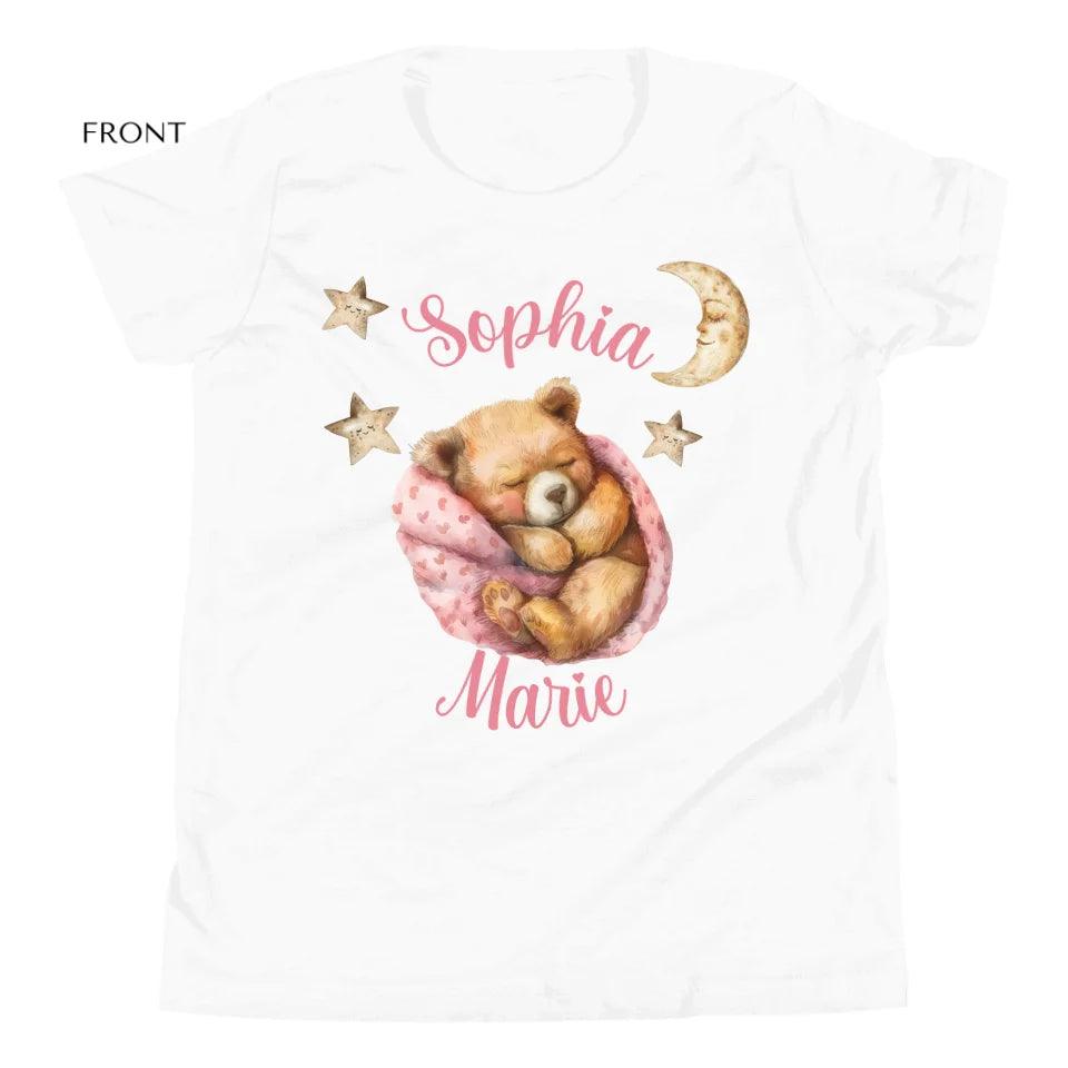 Custom Teddy Bear Sleeping T-Shirt - ART-TSH144 - ARTFULANE