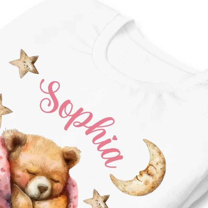 Custom Teddy Bear Sleeping T-Shirt - ART-TSH144 - ARTFULANE