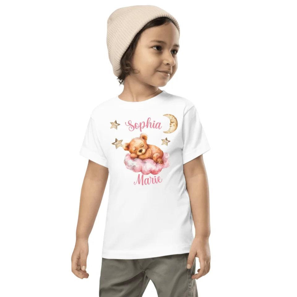 Custom Teddy Bear Sleeping on Cloud T-Shirt - ART-TSH145 - ARTFULANE