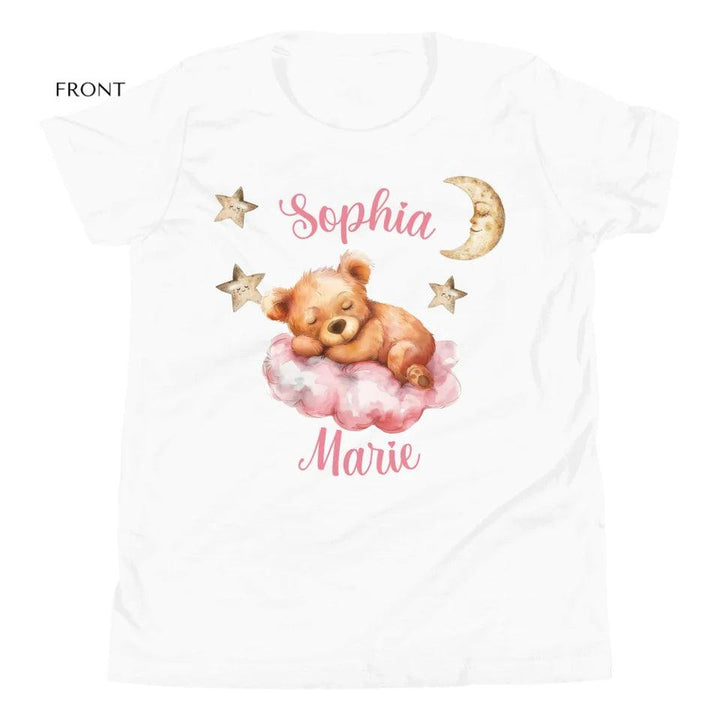 Custom Teddy Bear Sleeping on Cloud T-Shirt - ART-TSH145 - ARTFULANE