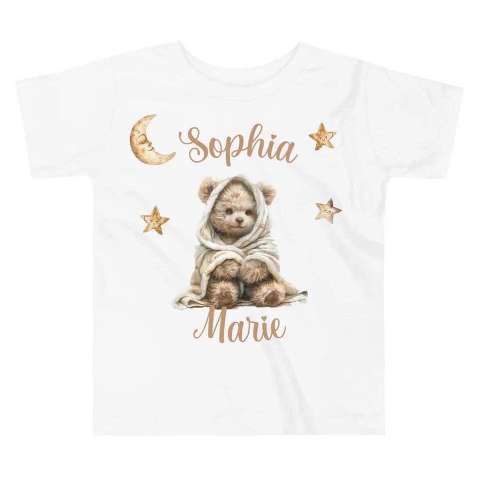 Custom Teddy Bear Wrapped in Blanket T-Shirt - ART-TSH150 - ARTFULANE