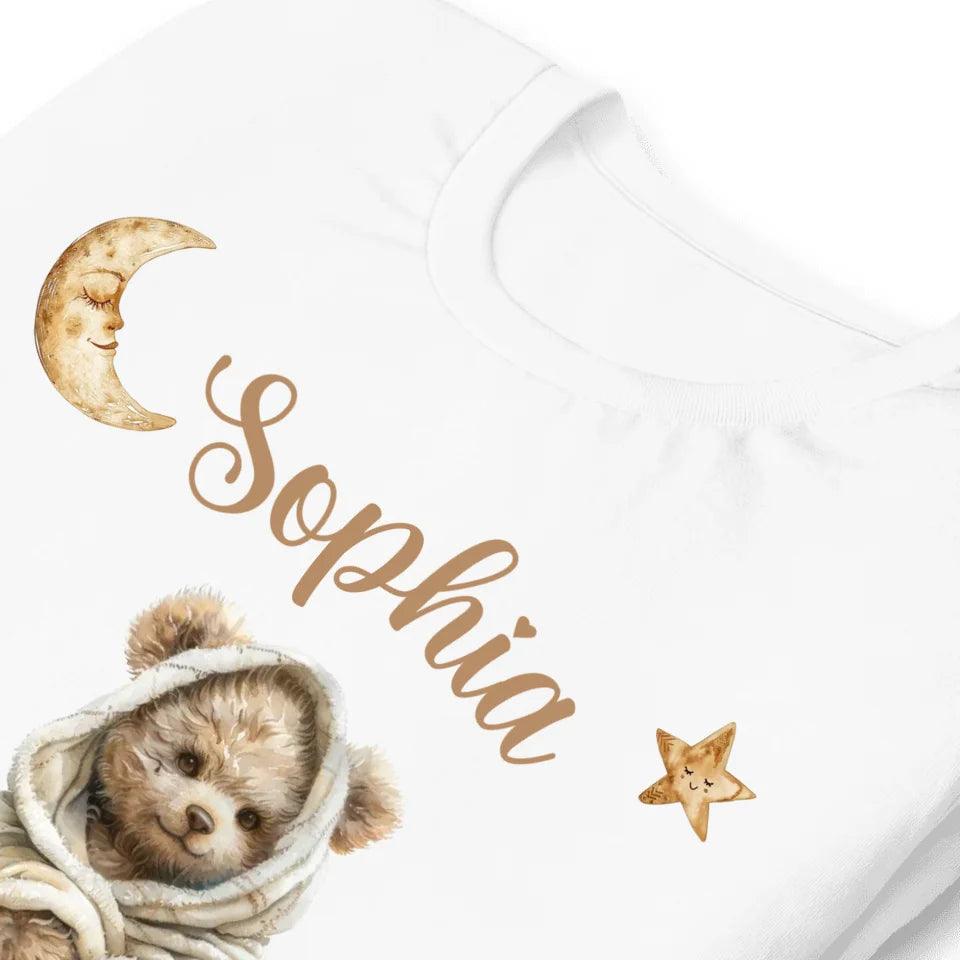 Custom Teddy Bear Wrapped in Blanket T-Shirt - ART-TSH150 - ARTFULANE