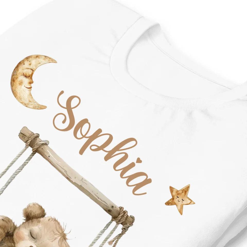 Custom Teddy Bear on Swing T-Shirt - ART-TSH152 - ARTFULANE