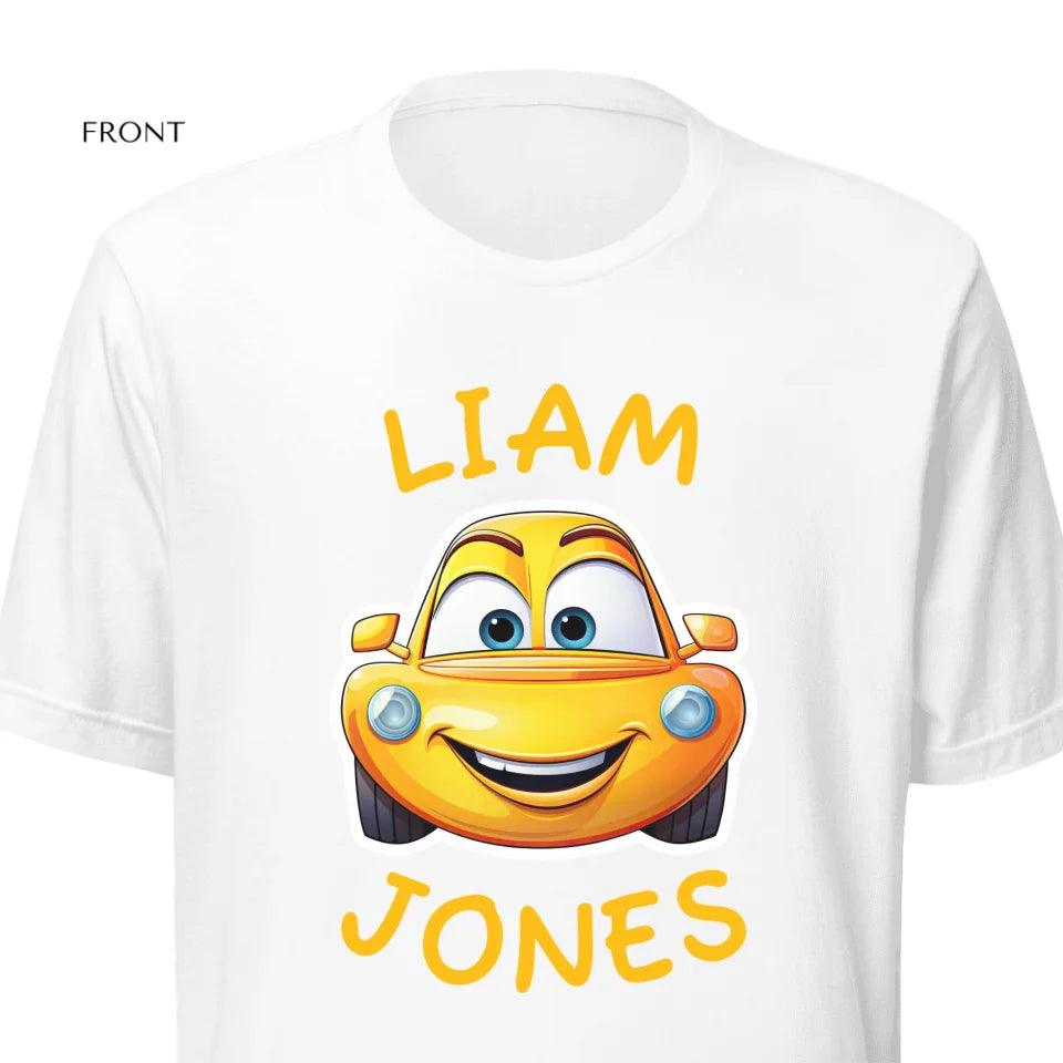 Custom Smiling Cars T-Shirt - ART-TSH155 - ARTFULANE