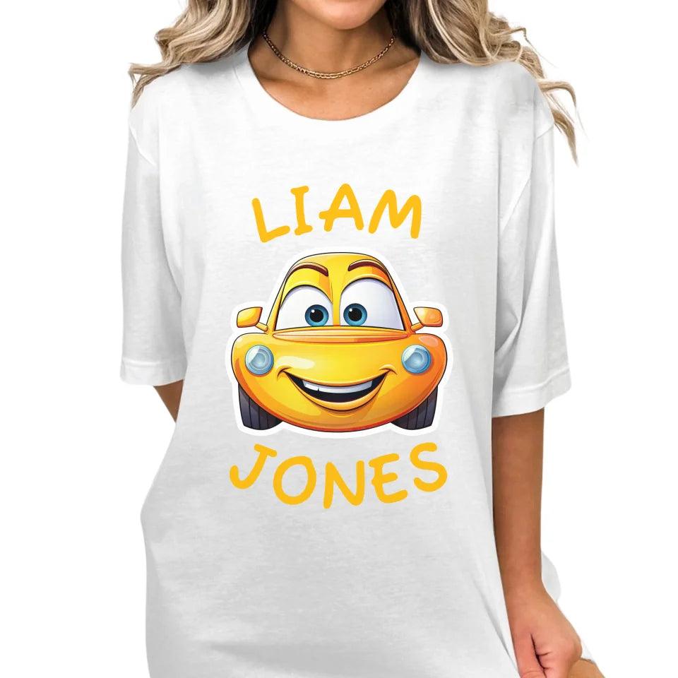 Custom Smiling Cars T-Shirt - ART-TSH155 - ARTFULANE