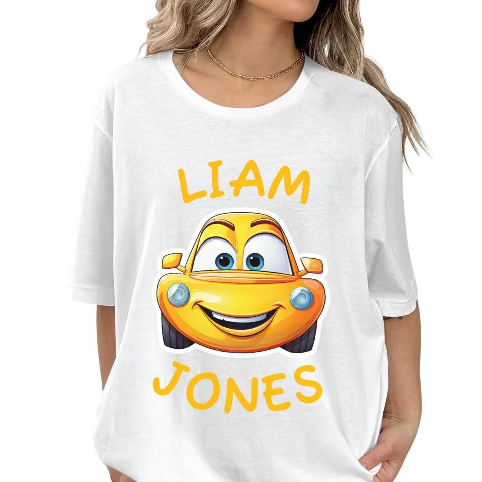 Custom Smiling Cars T-Shirt - ART-TSH155 - ARTFULANE