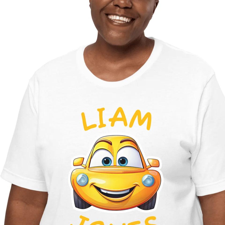 Custom Smiling Cars T-Shirt - ART-TSH155 - ARTFULANE