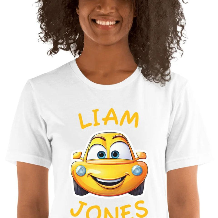 Custom Smiling Cars T-Shirt - ART-TSH155 - ARTFULANE