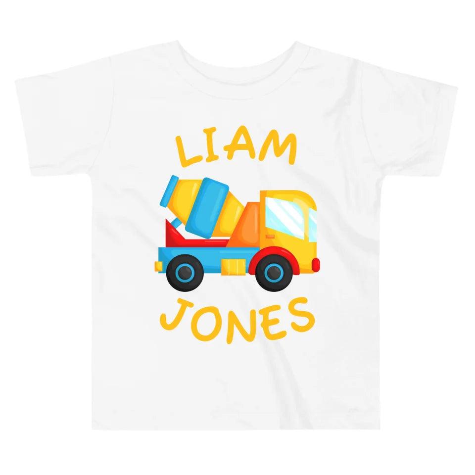 Custom Construction Trucks T-Shirt - ART-TSH156 - ARTFULANE