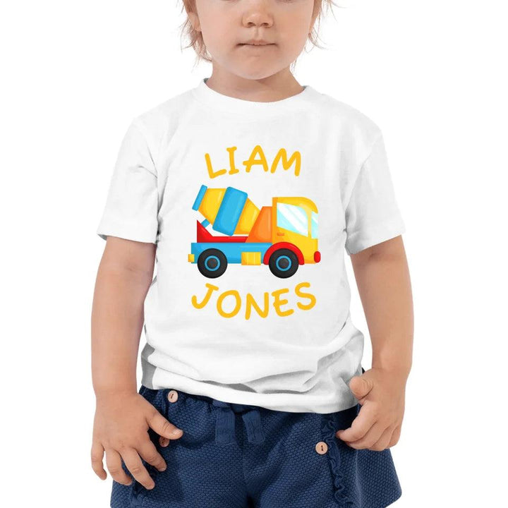 Custom Construction Trucks T-Shirt - ART-TSH156 - ARTFULANE