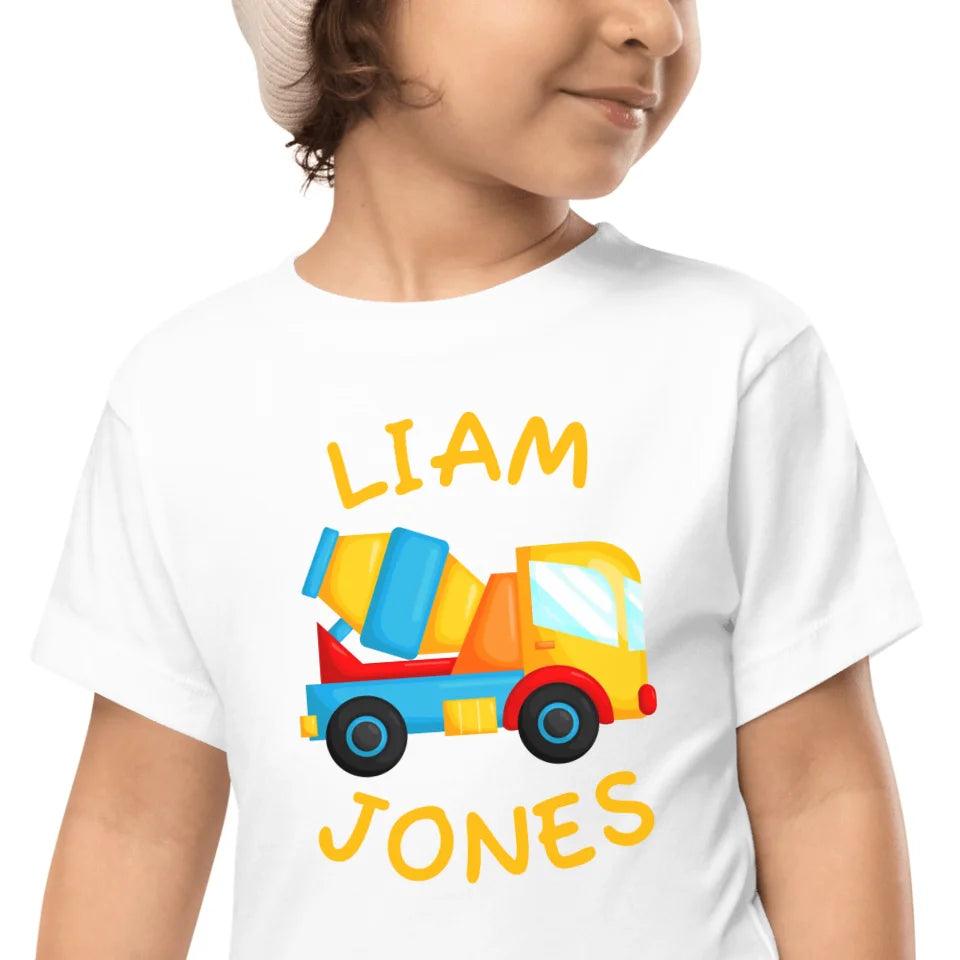 Custom Construction Trucks T-Shirt - ART-TSH156 - ARTFULANE