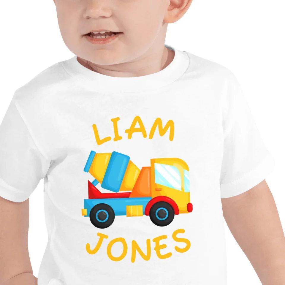 Custom Construction Trucks T-Shirt - ART-TSH156 - ARTFULANE