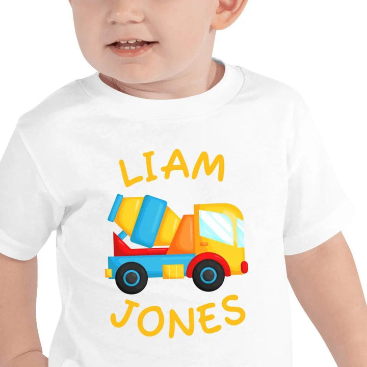 Custom Construction Trucks T-Shirt - ART-TSH156 - ARTFULANE