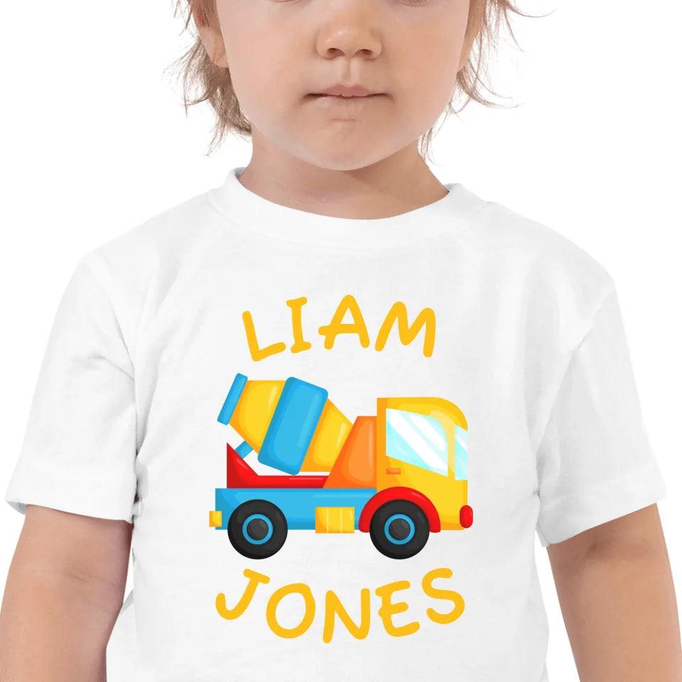 Custom Construction Trucks T-Shirt - ART-TSH156 - ARTFULANE