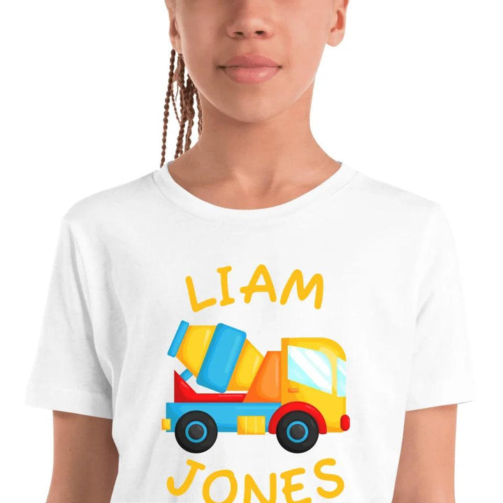 Custom Construction Trucks T-Shirt - ART-TSH156 - ARTFULANE