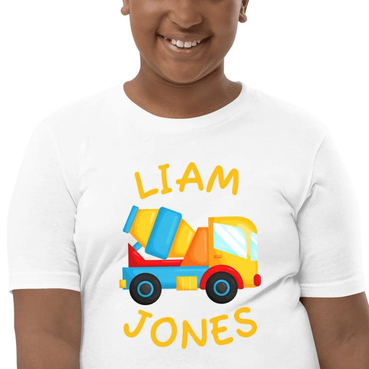 Custom Construction Trucks T-Shirt - ART-TSH156 - ARTFULANE