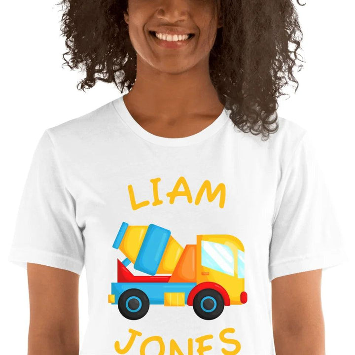 Custom Construction Trucks T-Shirt - ART-TSH156 - ARTFULANE