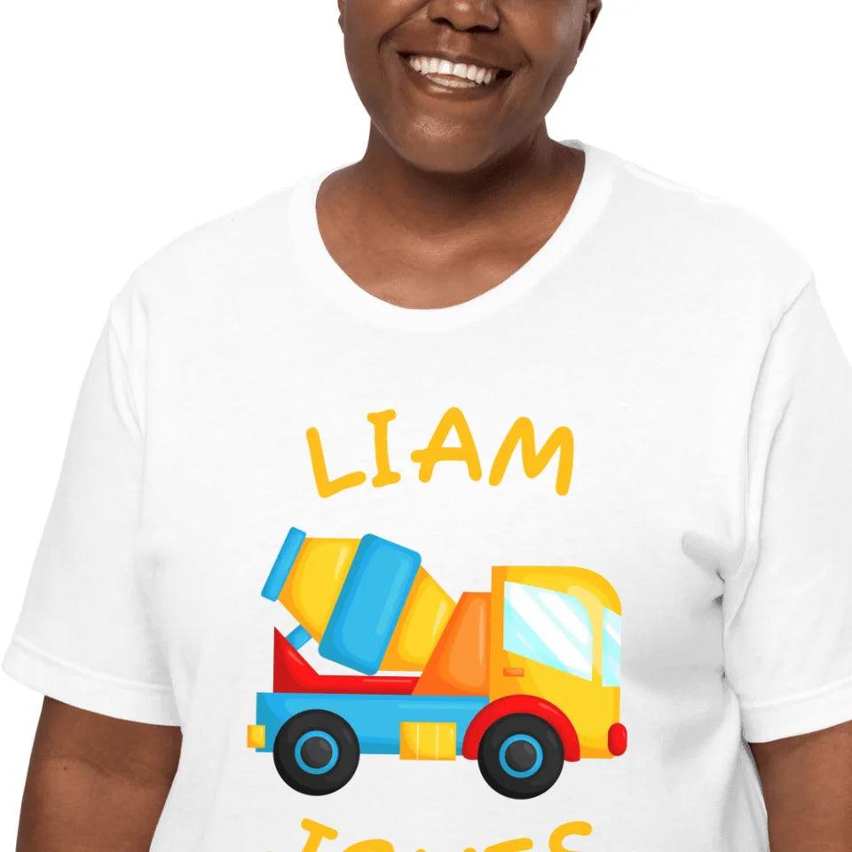 Custom Construction Trucks T-Shirt - ART-TSH156 - ARTFULANE