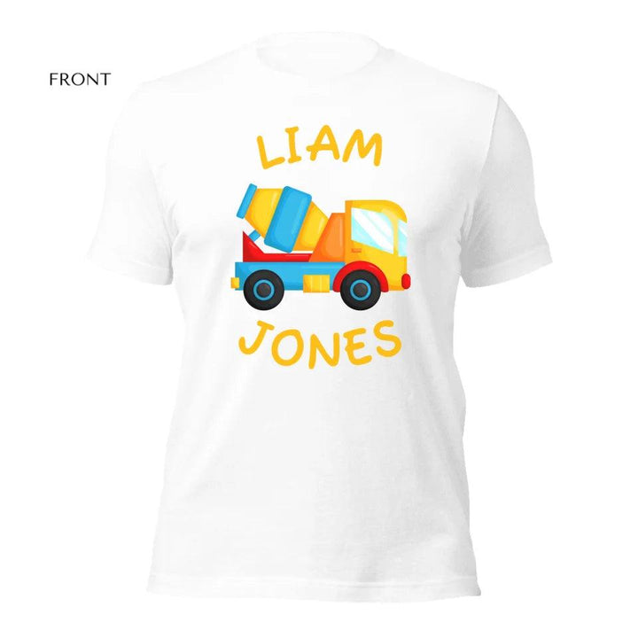 Custom Construction Trucks T-Shirt - ART-TSH156 - ARTFULANE