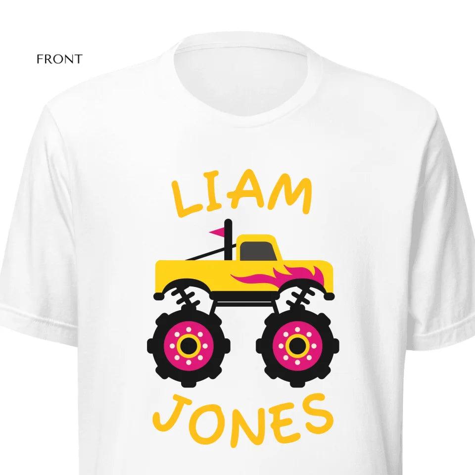 Custom Bright Monster Truck T-Shirt - ART-TSH158 - ARTFULANE