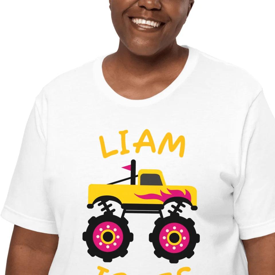 Custom Bright Monster Truck T-Shirt - ART-TSH158 - ARTFULANE