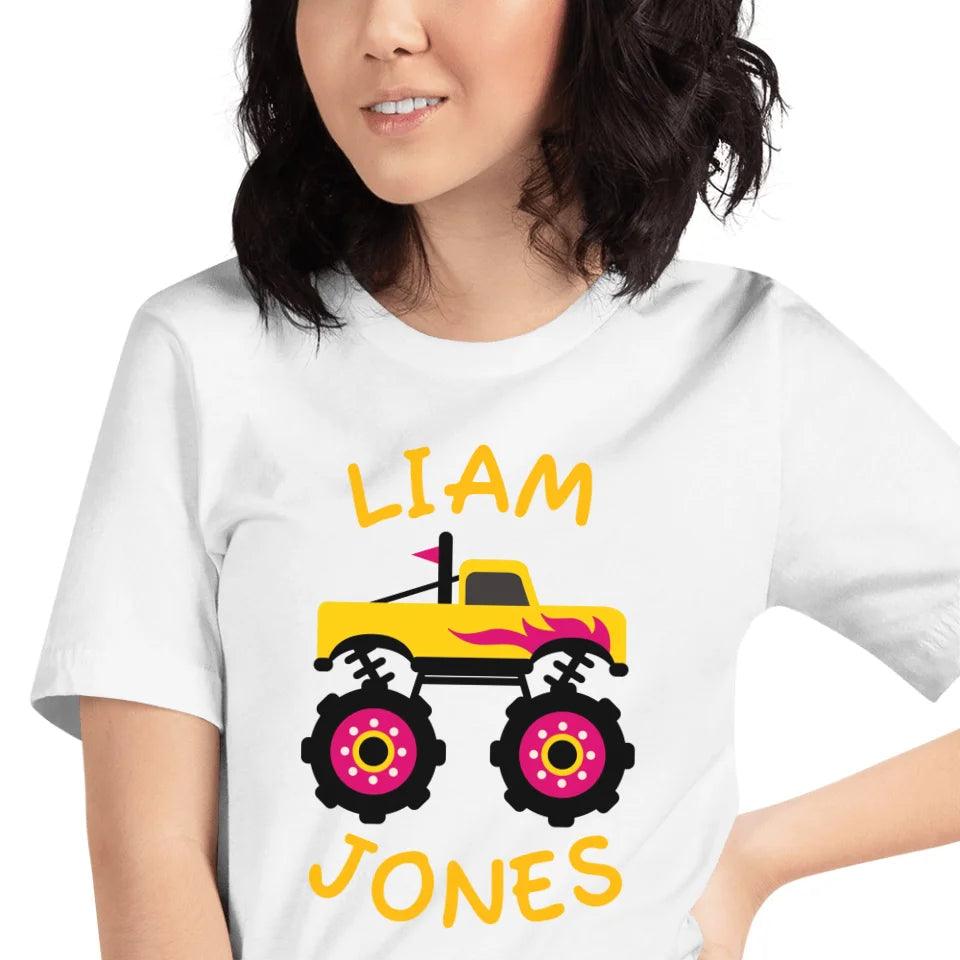 Custom Bright Monster Truck T-Shirt - ART-TSH158 - ARTFULANE