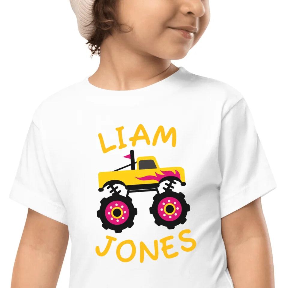 Custom Bright Monster Truck T-Shirt - ART-TSH158 - ARTFULANE