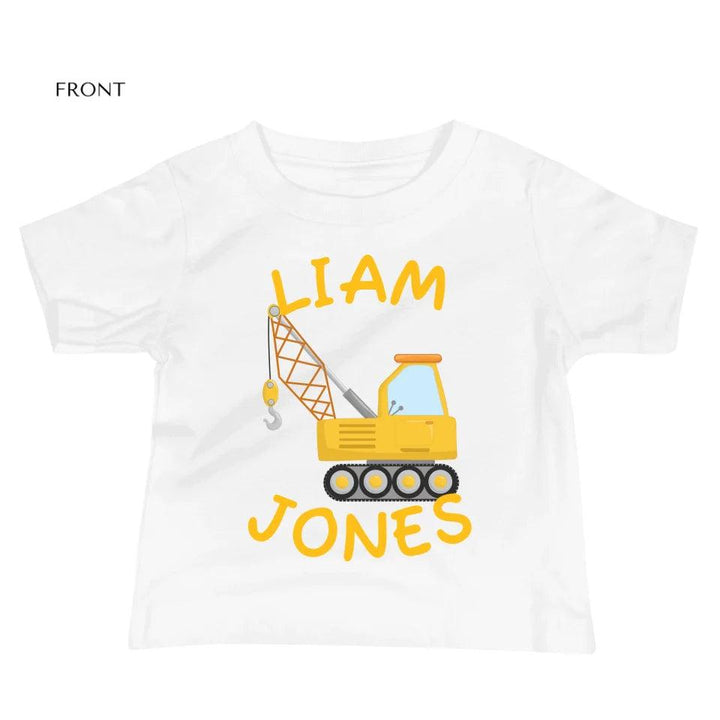 Custom Yellow Construction Trucks T-Shirt - ART-TSH159 - ARTFULANE