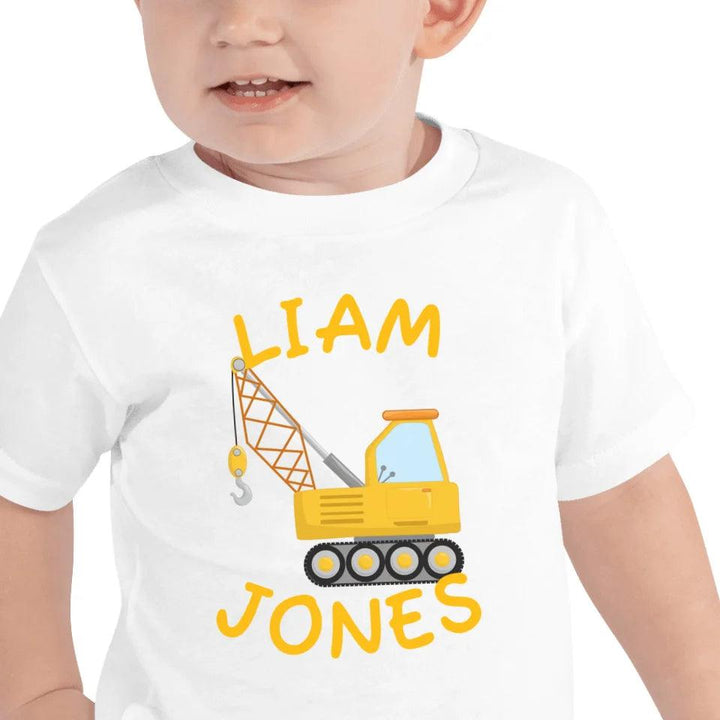 Custom Yellow Construction Trucks T-Shirt - ART-TSH159 - ARTFULANE