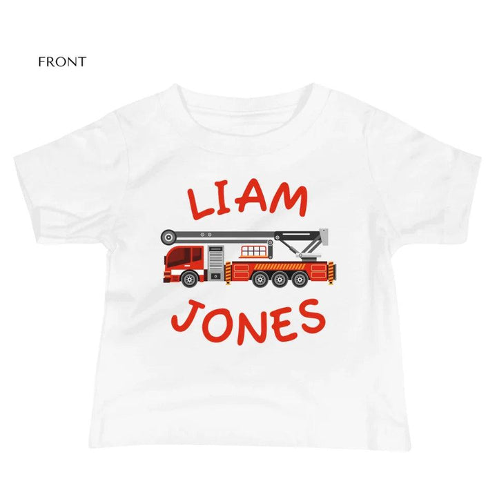 Custom Red Fire Trucks T-Shirt - ART-TSH162 - ARTFULANE