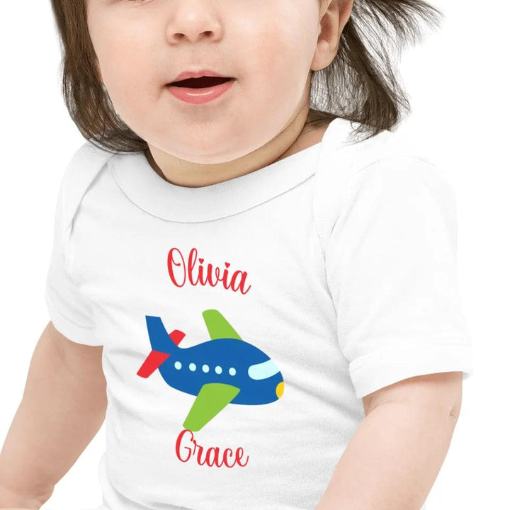 Custom Bright Colored Airplanes T-Shirt - ART-TSH167 - ARTFULANE